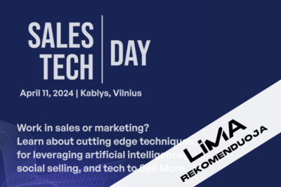 [LiMA REKOMENDUOJA] Sales Tech Day