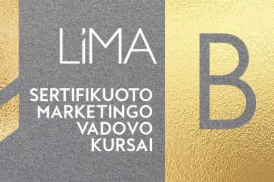 Sertifikuotas marketingo vadovas (LiMA B): marketingo kursas	