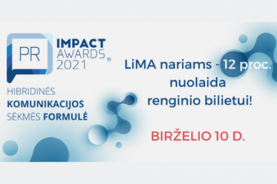 [LiMA REKOMENDUOJA] PR Impact Awards 2021