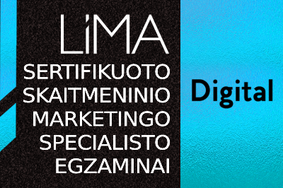Sertifikuoto skaitmeninio marketingo specialisto (LiMA DIGITAL) egzaminai
