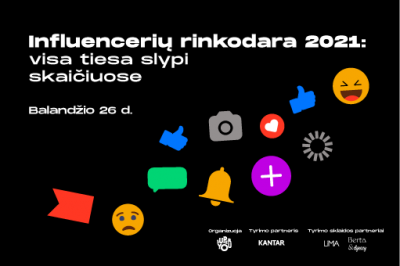 Renginio įrašas | Influencerių rinkodara Lietuvoje: svarbiausia – skaičiai