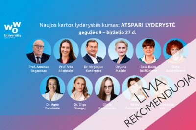 [LiMA REKOMENDUOJA] Naujos kartos lyderystės kursas Pavasaris 2022: Atspari lyderystė