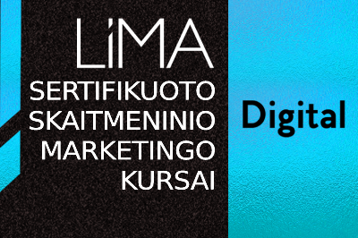 LiMA DIGITAL: Sertifikuoto skaitmeninio marketingo specialisto kursai