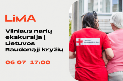 LiMA Vilniaus narių ekskursija į Lietuvos Raudonąjį kryžių