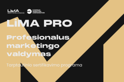 LiMA PRO: Profesionalus marketingo valdymo sertifikavimo kursai