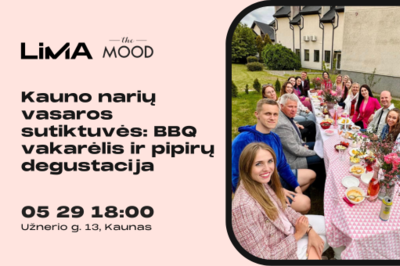 LiMA Kauno narių vasaros sutiktuvės: BBQ vakarėlis ir pipirų degustacija