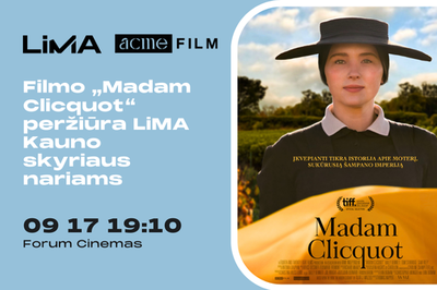 Filmo „Madam Clicquot“ peržiūra LiMA Kauno skyriaus nariams