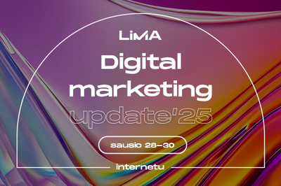 3 renginių ciklas „Digital Marketing Update'25“ internetu