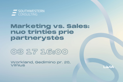 Marketing vs Sales: nuo trinties prie partnerystės