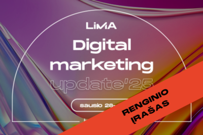 Renginio įrašas | 3 renginių ciklas „Digital Marketing Update'25“ internetu