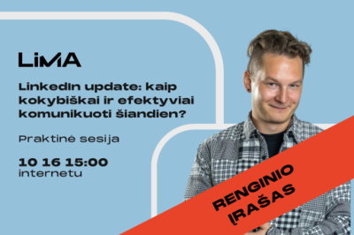 Renginio įrašas | [Praktinė sesija] LinkedIn update: kaip kokybiškai ir efektyviai komunikuoti...