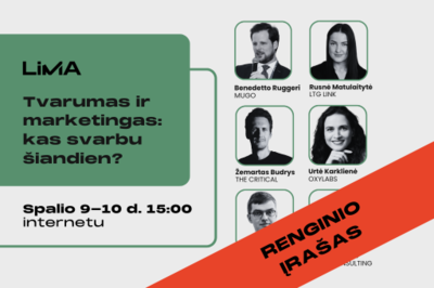 Renginio įrašas | Tvarumas ir marketingas: kas svarbu šiandien?