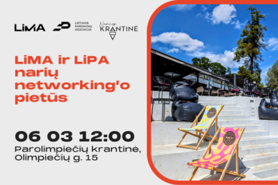 LiMA ir LiPA narių networking’o pietūs terasoje „Neries Krantinė“ 