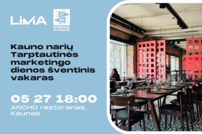LiMA Kauno narių Tarptautinės marketingo dienos šventinis vakaras
