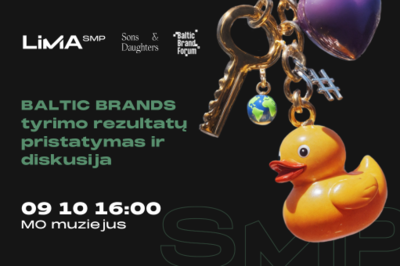 [SMP] Naujausio „Baltic Brands“ tyrimo rezultatų pristatymas ir diskusija
