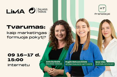 Tvarumas: kaip marketingas formuoja pokytį