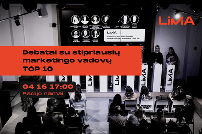 Debatai su stipriausių marketingo vadovų TOP 10