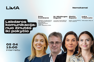 [Nemokamas] Labdaros komunikacija: nuo žinutės iki pokyčio