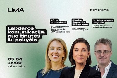 [Nemokamas] Labdaros komunikacija: nuo žinutės iki pokyčio